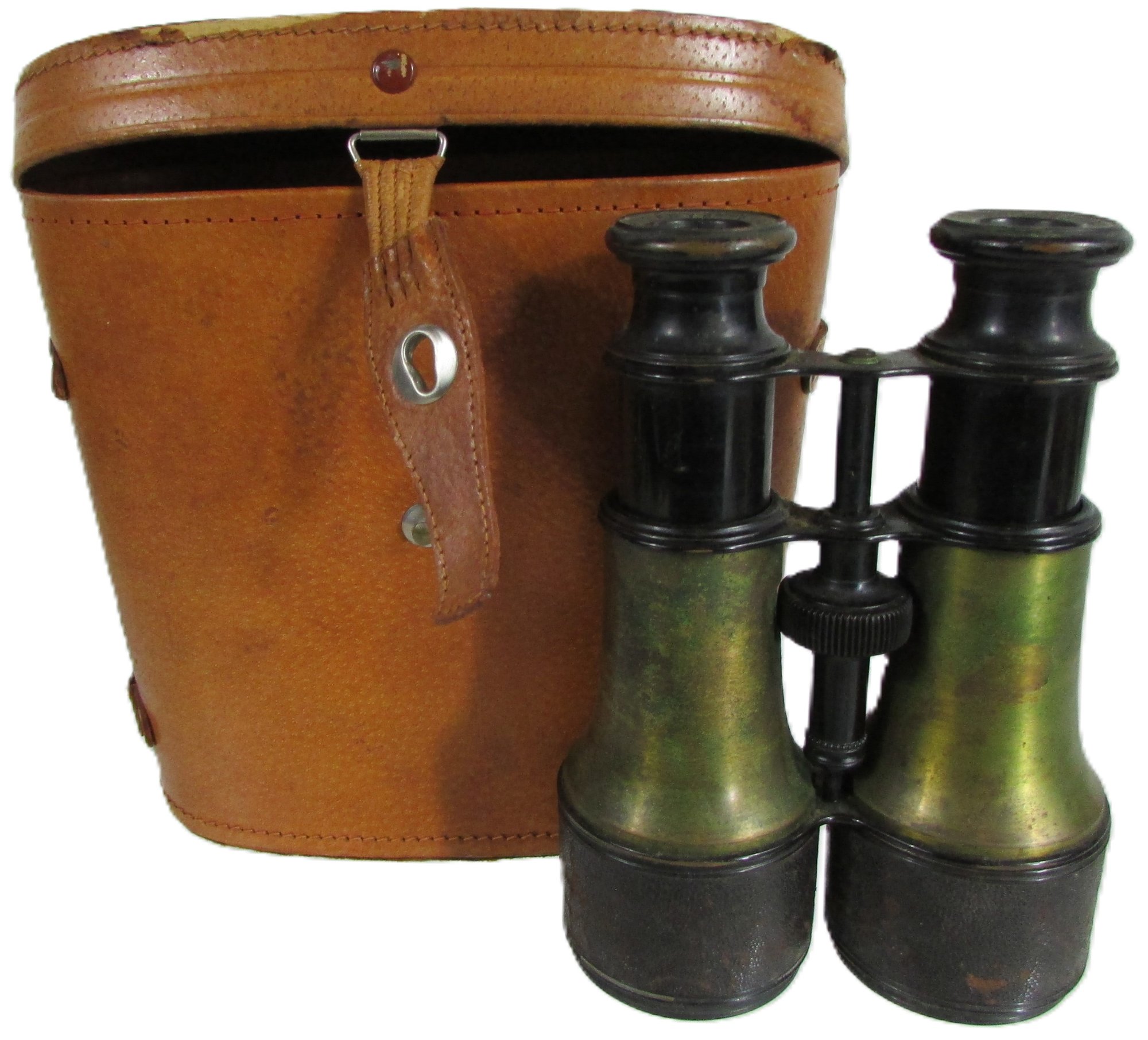 Vintage LEMAIRE FABT Brand, BINOCULAR With Case, Made In PARIS, Appx 8 ...