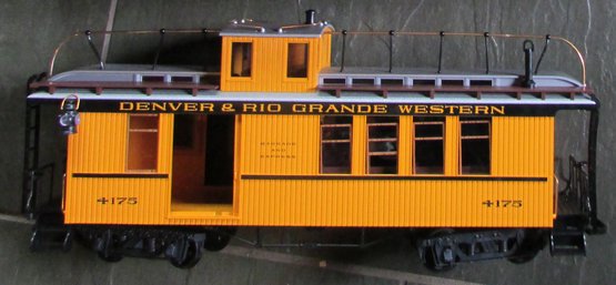 Vintage LGB Brand, Model TRAIN CAR, Denver & Rio Grande, Model 4175, Approx 18'