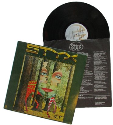 Vintage VINYL Record Album, STYX, 'THE GRAND ILLUSION,' A&M Records, Circa 1977
