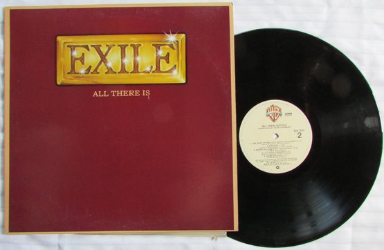 PROMOTIONAL COPY, Vintage VINYL Record Album, EXILE, 'ALL THERE IS,' WARNER BROTHERS Records