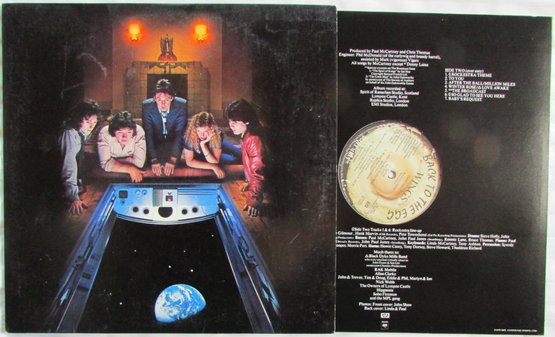 PROMOTIONAL COPY, Vintage VINYL Record Album, WINGS, 'BACK To The EGG,' COLUMBIA Records, Circa 1979