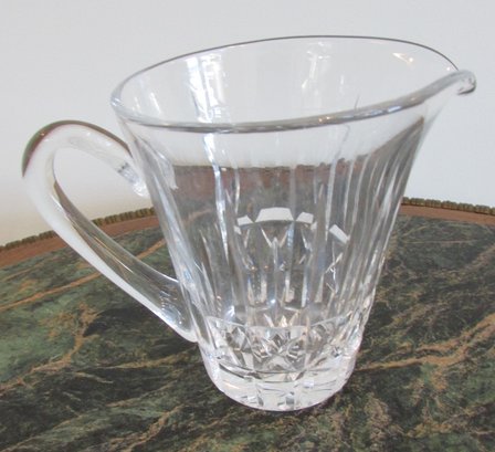 Signed WATERFORD Lead Crystal, Handled Drink PITCHER, Popular LISMORE Pattern, Approx 6' Tall