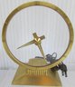 Vintage JEFFERSON GOLDEN HOUR Brand, Mystery CLOCK, Art Deco, Electric, Approx 9' Tall