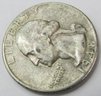 Authentic 1948D WASHINGTON QUARTER Dollar $.25, Denver Mint, 90 Percent SILVER, United States