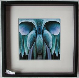 Contemporary Unsigned Digital Pigment Print, Entitled 'BIG EYES' Approx 20.5' X 20.5,' Simply Framed