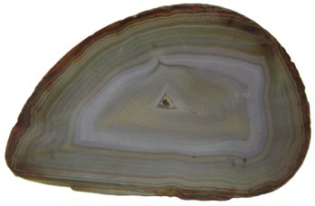 Natural AGATE, Polished Flat, Irregular Shape, Approximately 386g