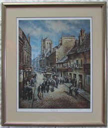 Limited Edition, Signed E. LANGE, 'THE OLD OVERGATE,' Appx 28' X 24,' Nicely Framed