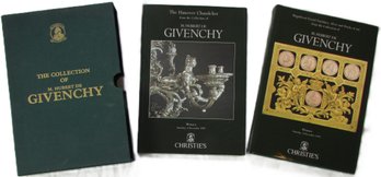 Vintage CHRISTIE'S Auction Books, 'the COLLECTION Of M. HUBERT De GIVENCHY,' Boxed Set, 1993, Appx 12' X 9'