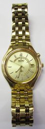 Vintage SEIKO Brand WRISTWATCH, KINETIC, Gold Tone Base Metal BRACELET Band, Japan Movement