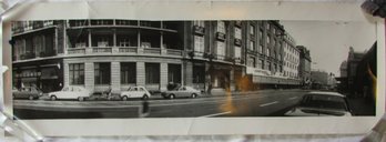 Vintage PANORAMIC Photograph Image, Urban City Scene, Approx 29' X 10' Unframed