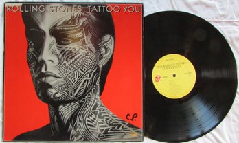 Vintage VINYL Record Album, ROLLING STONES, 'TATTOO YOU,' ATLANTIC Records