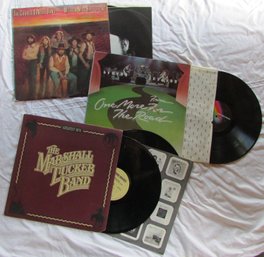Lot Of 3! Vintage VINYL Record Albums, MARSHALL TUCKER, CHARLIE DANIELS, LYNYRD SKYNYRD