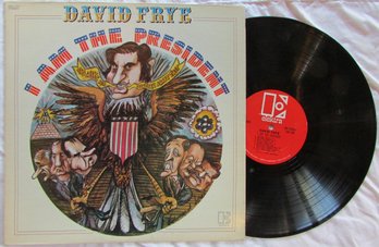 Vintage VINYL Record Album, DAVID FRYE, 'I AM THE PRESIDENT,' ELEKTRA Records