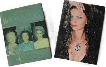 Lot Of 2! Vintage Hardcover Books, 'the ROYAL JEWELS' Signed SUZY MENKES, 'GRAFF,' Appx 11.5 X 9'