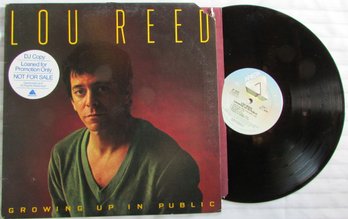PROMOTIONAL COPY, Vintage VINYL Record Album, LOU REED, 'GROWING UP IN PUBLIC,' ARISTA Records, Circa 1980