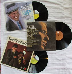 Lot Of 3! Vintage VINYL Record Albums, FRANK SINATRA
