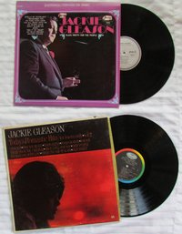 Lot Of 2! Vintage VINYL Record Albums, JACKIE GLEASON