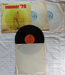 Lot Of 3! Vintage VINYL Record Albums, 'SUMMER Of '72,' & 'SUMMER OF '73,' QMO Records