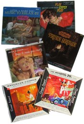 Lot Of 6! Vintage VINYL Record Albums, Easy! Includes: JACKIE GLEASON & KNUCKLES O'TOOLE