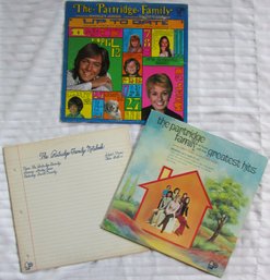 Lot Of 3! Vintage VINYL Record Albums, The PARTRIDGE FAMILY