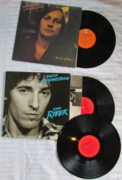Lot Of 2! Vintage VINYL Record Albums, BRUCE SPRINGSTEIN & SOUTHSIDE JOHNNY