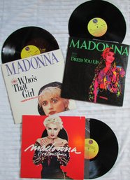 Lot Of 3! Vintage VINYL Record Albums, MADONNA