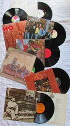 Lot Of 7! Vintage VINYL Record Albums, Includes THREE DOG NIGHT, THE GUESS WHO, SANTANA