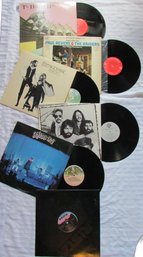 Lot Of 6! Vintage VINYL Record Albums, Includes THE DOOBIE BROTHERS, GENESIS, FLEETWOOD MAC