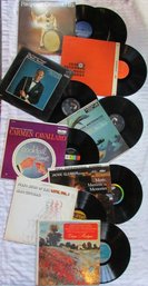 Lot Of 8! Vintage VINYL Record Albums, Includes JACKIE GLEASON, ALDO CICCOLINI, CARMEN CAVALLARO