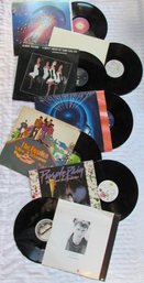 Lot Of 7! Vintage VINYL Record Albums, Includes JOURNEY, PRINCE, THE BEATLES, ROBERT PALMER