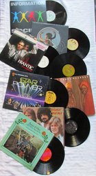 Lot Of 7! Vintage VINYL Record Albums, Includes TOBY BEAU, SONNY & CHER, INFORMATION SOCIETY