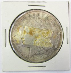 Authentic 1921P MORGAN SILVER Dollar $1.00, Philadelphia Mint, 90 Percent SILVER, United States