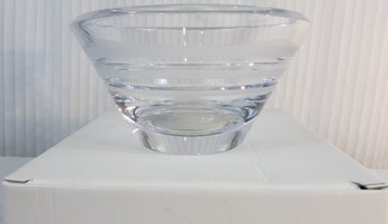 NIB! KATE SPADE For LENOX Brand, Occasional BOWL, Crystal Clear GLASS, Appx 9' Diameter