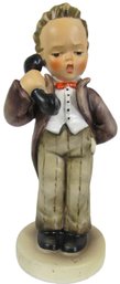 Vintage GOEBEL HUMMEL Figurine, 'HELLO,' Hand Painted, Appx 6.5'