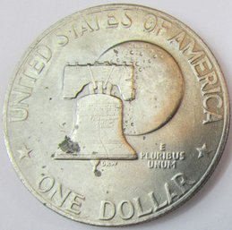 Authentic 1976P EISENHOWER DOLLAR $1.00, Bicentennial Commemorative, Clad Content, Discontinued United States