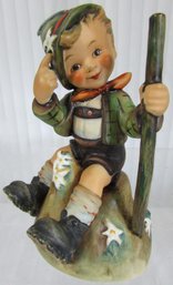 Vintage GOEBEL HUMMEL Figurine, 'MOUNTAINEER' Design, Hand Painted, Appx 5'