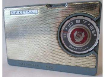 Signed SPIKET DELUXE, Vintage TRANSISTOR RADIO, Transistor Six, Made In JAPAN