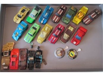 LOT Of Vintage Mattel Brand HOT WHEELS SIZZLER Cars For Parts, Not Working