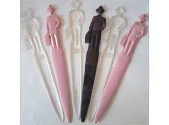 SET Of 6 Pieces! Vintage LETTER OPENERS, Advertising FULLER BRUSH Co.