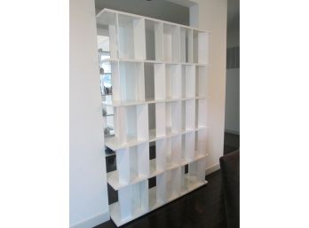 Contemporary ROCHE BOBOIS Brand, 'FLAP' Bookcase Etagere, White Color #2