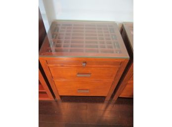 Contemporary CRATE & BARREL Brand, Storage & FILE Cabinet, Brown Finish, Arts & Crafts Style,  #2