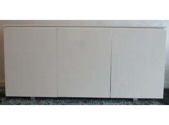 Contemporary MANHATTAN CABINETRY Brand, Television Cabinet With Remote Power Lift, White Color