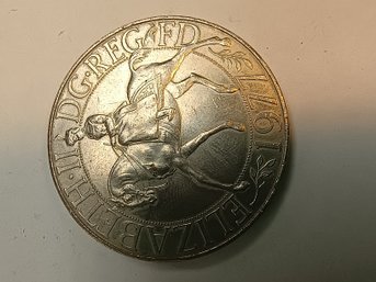 1977 Elizabeth II DG REG FD Commemorative Coin