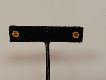 .925 Citrine? Earrings