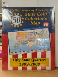 United States Of America State Coin Collector's Map 1999-2008 #2