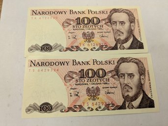 Lot Of 2 Foreign Bills