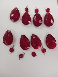 Lot Of Red Crystals