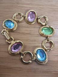 Golden And Multi Colored Bracelet
