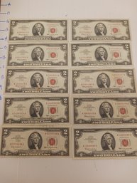 1963 $2.00 Red Seal Lot A1