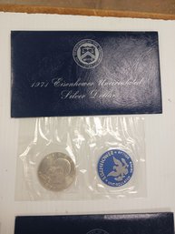 1971 Eisenhower Uncirculated Silver Dollar P2